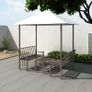 Garden Pavilion with Table and Benches 2.5x1.5x2.4 m Image 6