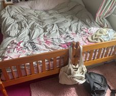 Pine single beds