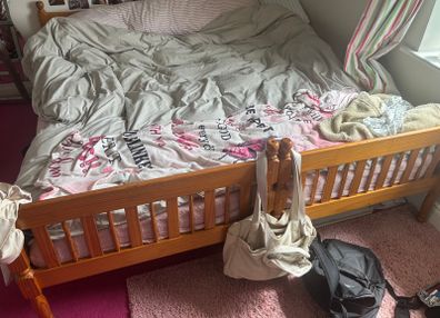 Pine single beds