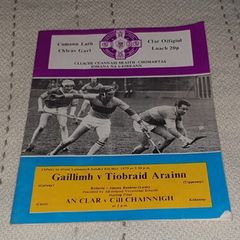 Official Hurling League Final Gaa Programme 1979
