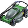 1400W 34cm Electric Lawnmower and Grass Trimmer Set, Corded Corded electric lawn mower for small-medium lawns with rear roller for stripes. 350W 2-in-1 corded strimmer. Image 3