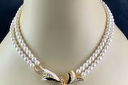Vintage faux pearl necklace
