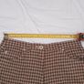 Ann Taylor LOFT Brown Green Checked Plaid Straight Leg Trousers 8UK/36EU Image 8