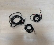 Three XLR to Jack instrument cables