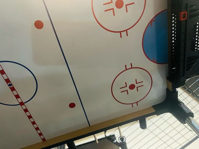 Brand new foot ball and air hockey indoor game..