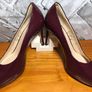 Hogl Ladies Court Shoes Maroon Patent Leather UK4 High Heels EUR37   S-E Image 5