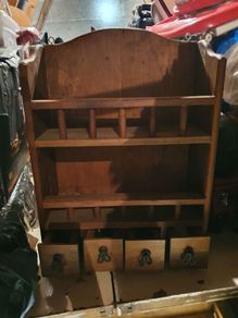 Mexican pine wall unit.