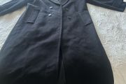 H&amp;M Black Oversized Coat Medium BNWT