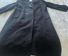 H&M Black Oversized Coat Medium BNWT