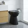 Rimless Toilet 7 cm, Black Image 3