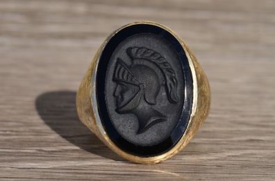 roman soldier centurion onyx ring stone wanted