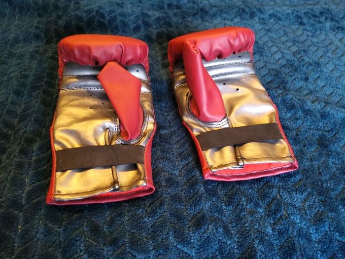 Boxing glove and pad bundle