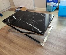 Marble coffee table