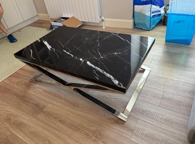 Marble coffee table