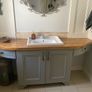 Handmade Bathroom cabinet with solid wood counter top Image 2