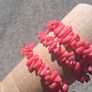 3 x Natural Blood Orange Coral Bracelets Image 6