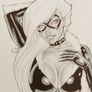 Original Comic Art of Marvels Black Cat by Narcelio Sousa 2 Image 2