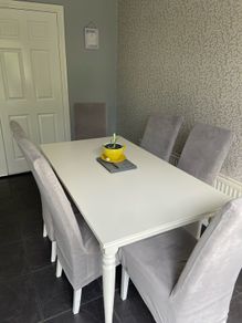 Ikea Rosentorp extendable Table &; 6 chairs