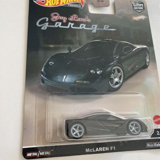 Volvo 142 GL, Chevelle SS, Jay Leno McLaren F1, Tank Car - Collectors Set - Premium Hot wheels