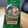 Miniature Personalised Christmas Snow Globe for Sale Image 2