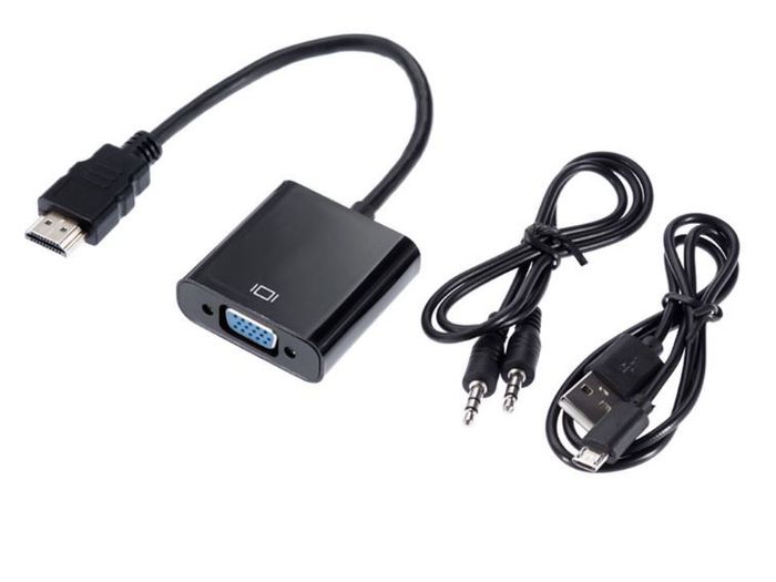 Hdmi  To Vga Adapter Converter 1080p With Audio