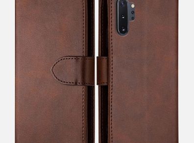 leather Galaxy Note 10 Plus Case Wallet