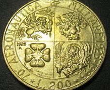 Commemorative coin - Italy 200 Lira 1993 - Military Aviation