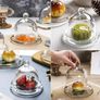 Mini Cake Stand with Glass Bell (Set of 6) Image 8