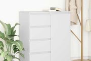 Sideboard with Drawers White 71x35x84 cm