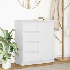 Sideboard with Drawers White 71x35x84 cm