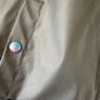 girls raincoat M&S black school Image 3