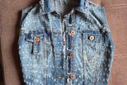 Modern Denim Vest Custom made size 10