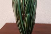 Sylvac Vintage Green Foliate Design Ceramic Vase