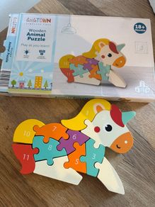 wooden animal puzzle
