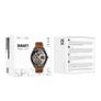 Smart Ultra Thin Sports Watch Calling Version With 2 Strap Image 3