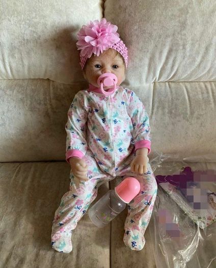 22inch lifelike reborn dolls girls silicone baby Handmade newborn toddler real life boys for kids toys (FREE POSTAGE)