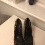 Ladies animal print with bow shoes size 5 Image 2