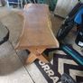 hand made solid oak coffee table Image 5