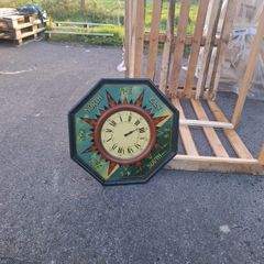 Large country corner clock possible to post