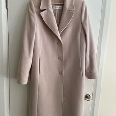 Christina Felix classic coat - mushroom