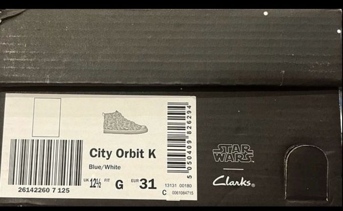 Clark's Hi Top Star Wars theme, 12.5G UK / 31 EUR