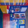 football  clock/ large mat / 2024 World Cup book and stickers not used. Image 6