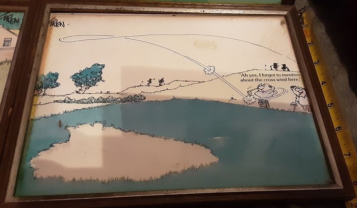 four collectable golfing pictures