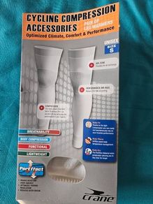 Cycling Compression Leg Warmers Unisex S