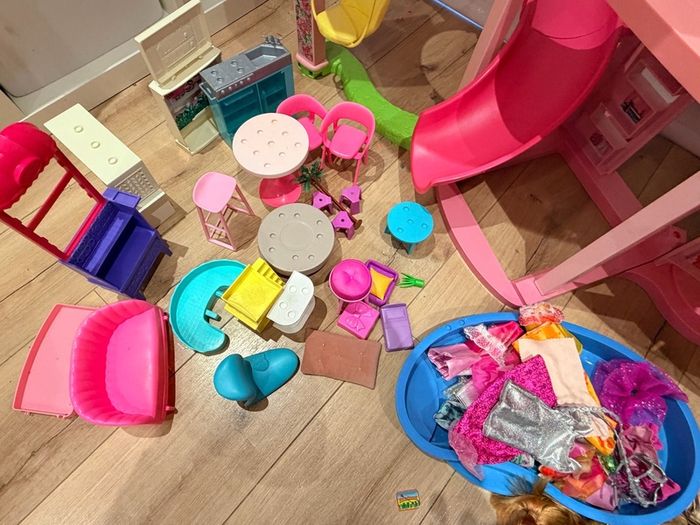 Barbie Dreamhouse And Huge Accessory Bundle