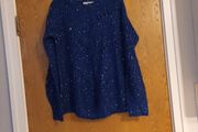 Next Blue With Silver  Sequins Jumper.  S. S- 12. B.N.W.T.