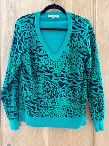Next Leopard Print Jumper Size 14