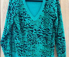 Next Leopard Print Jumper Size 14