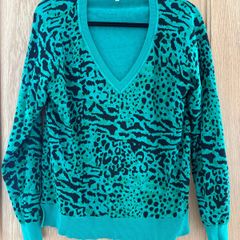 Next Leopard Print Jumper Size 14