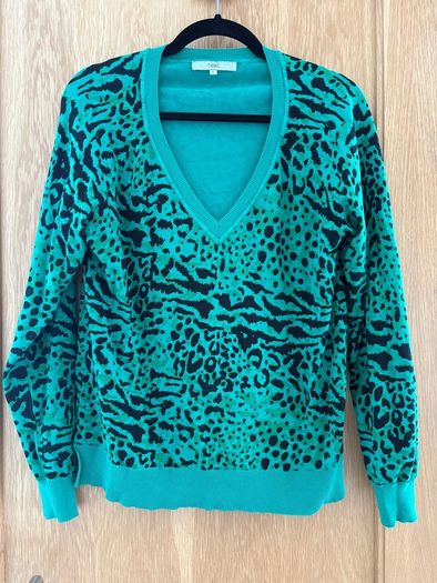 Next Leopard Print Jumper Size 14
